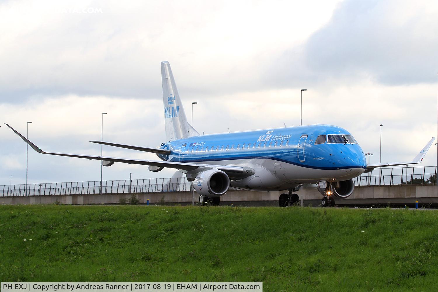 PH-EXJ, 2016 Embraer 175LR (ERJ-170-200LR) C/N 17000597, KLM cityhopper ERJ-170