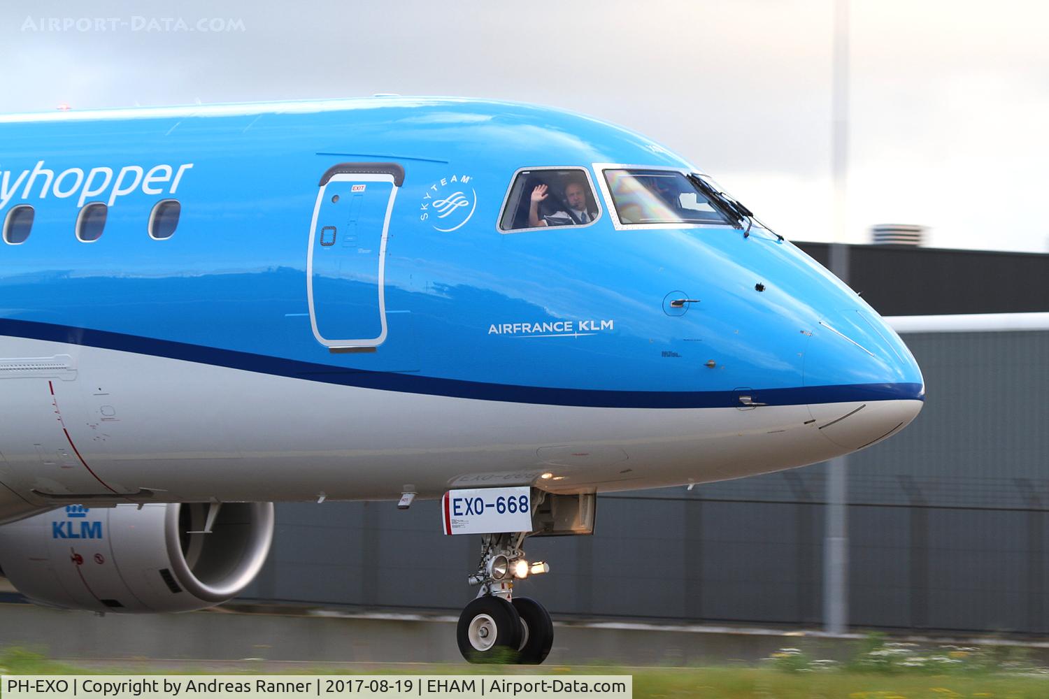 PH-EXO, 2017 Embraer 175STD (ERJ-170-200STD) C/N 17000668, KLM cityhopper ERJ-170