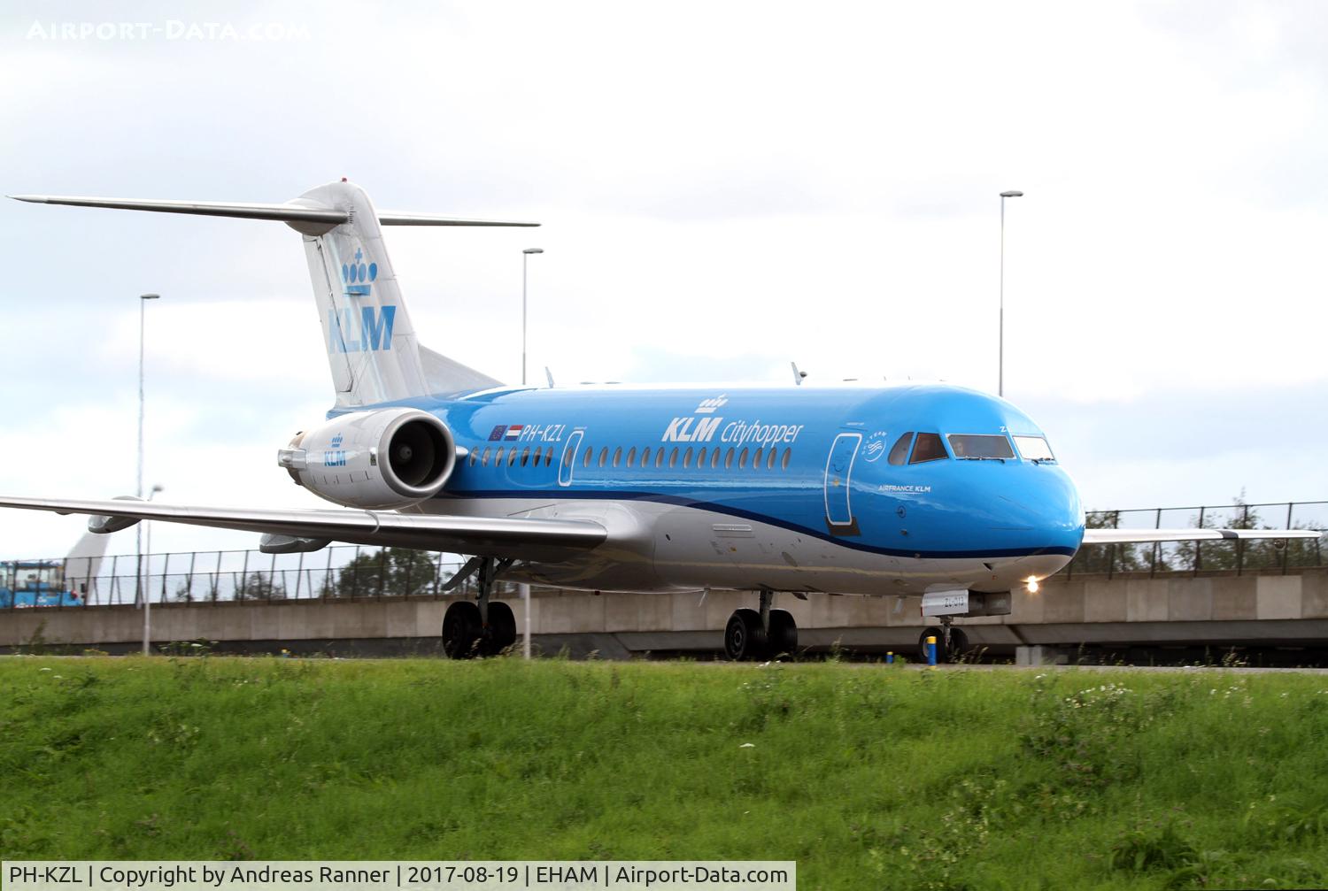 PH-KZL, 1995 Fokker 70 (F-28-0070) C/N 11536, KLM cityhopper Fokker 70