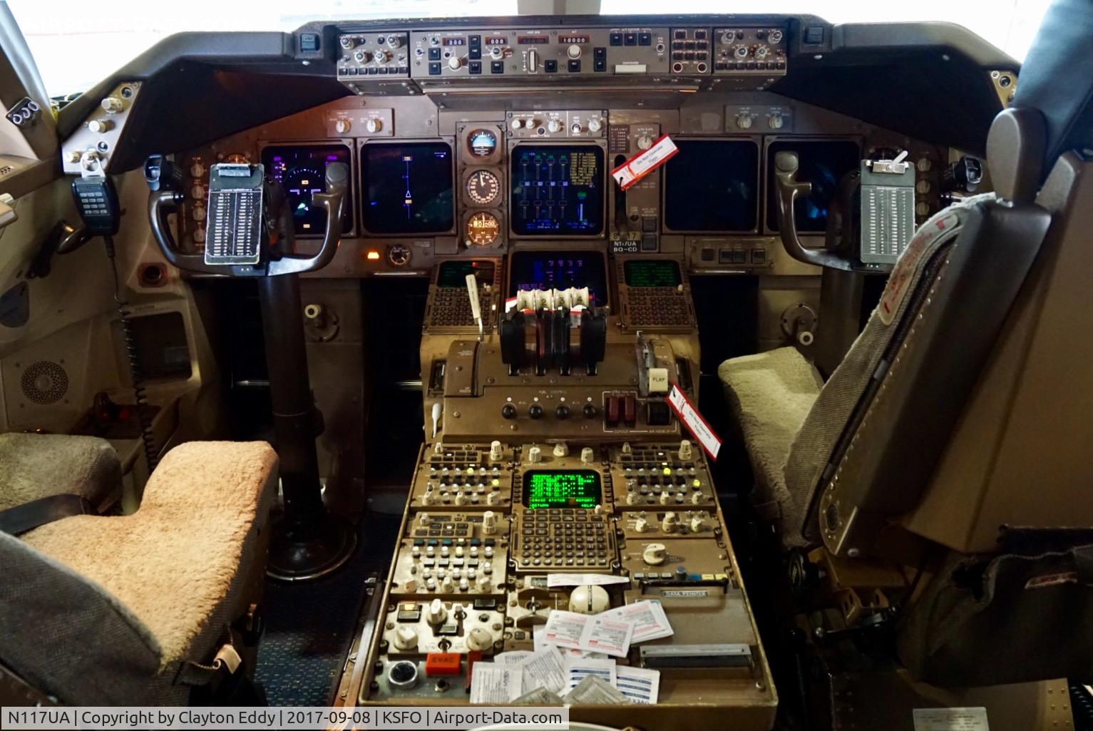 N117UA, 1999 Boeing 747-422 C/N 28810, SFO 2017.