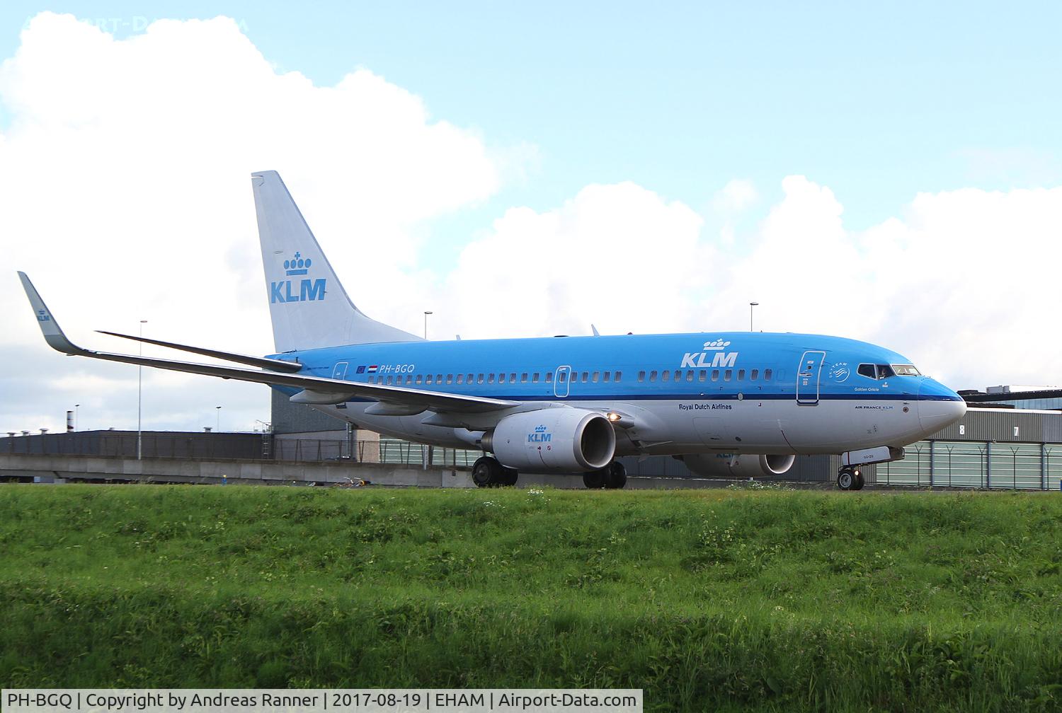 PH-BGQ, 2011 Boeing 737-7K2 C/N 39256, KLM Boeing 737