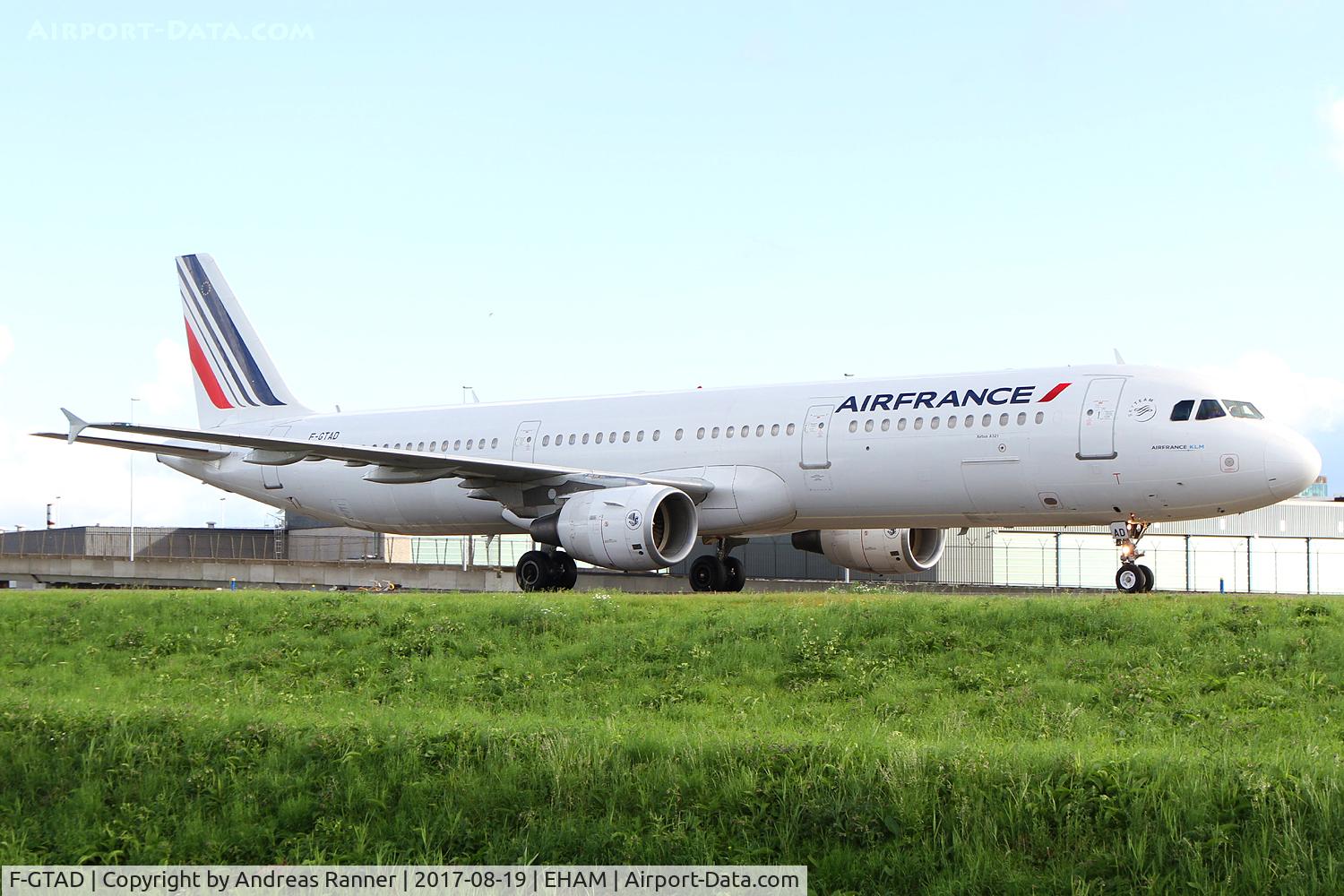 F-GTAD, 1998 Airbus A321-211 C/N 0777, Air France A321