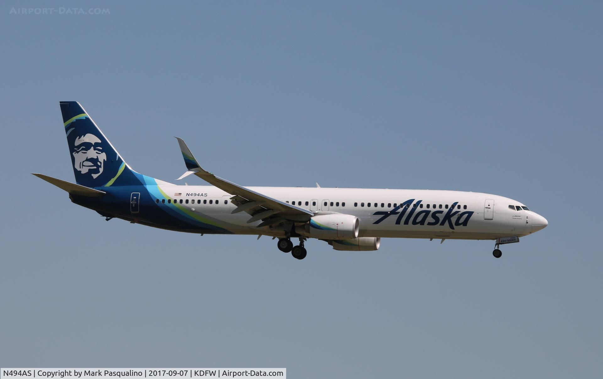 N494AS, 2016 Boeing 737-990/ER C/N 41729, Boeing 737-900ER