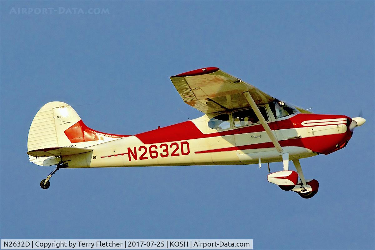 N2632D, 1952 Cessna 170B C/N 20784, at 2017 EAA AirVenture at Oshkosh
