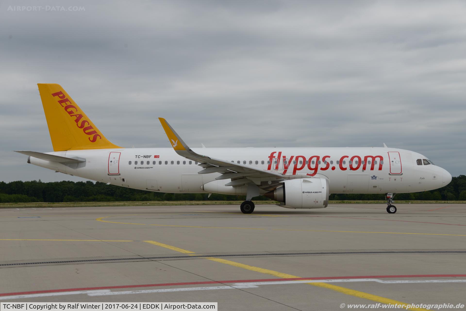 TC-NBF, 2016 Airbus A320-251N C/N 7321, A320-251n(W) - H9 PGT Pegasus 'Ayda' - 7321 - TC-NBF - 24.06.2017 - CGN