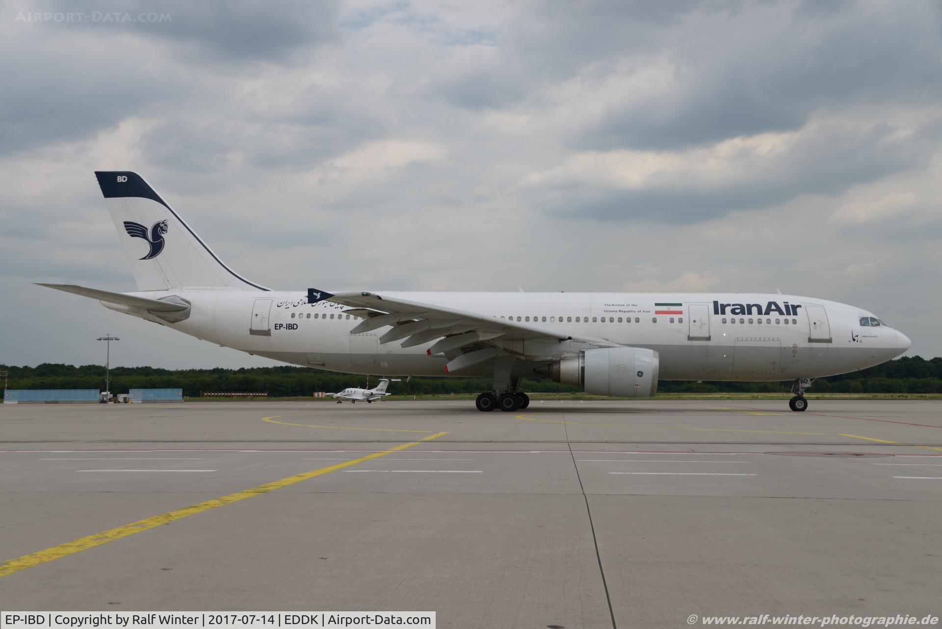 EP-IBD, 1993 Airbus A300B4-605R C/N 696, Airbus A300-605R - IR IRA Iran Air - 696 - EP-IBD - 14.07.2017 - CGN