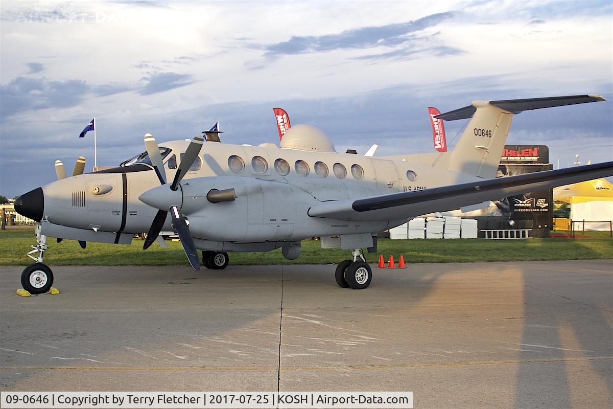 09-0646, 2010 Raytheon Beech MC-12W Liberty C/N FL-646, at 2017 EAA AirVenture at Oshkosh