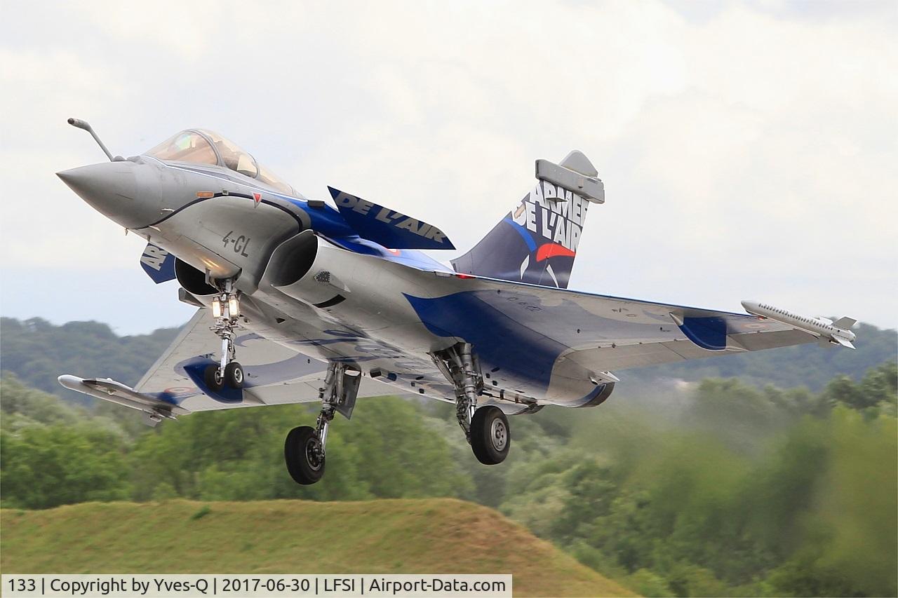 133, Dassault Rafale C C/N 133, Dassault Rafale C, On final rwy 29, St Dizier-Robinson Air Base 113 (LFSI) Open day 2017