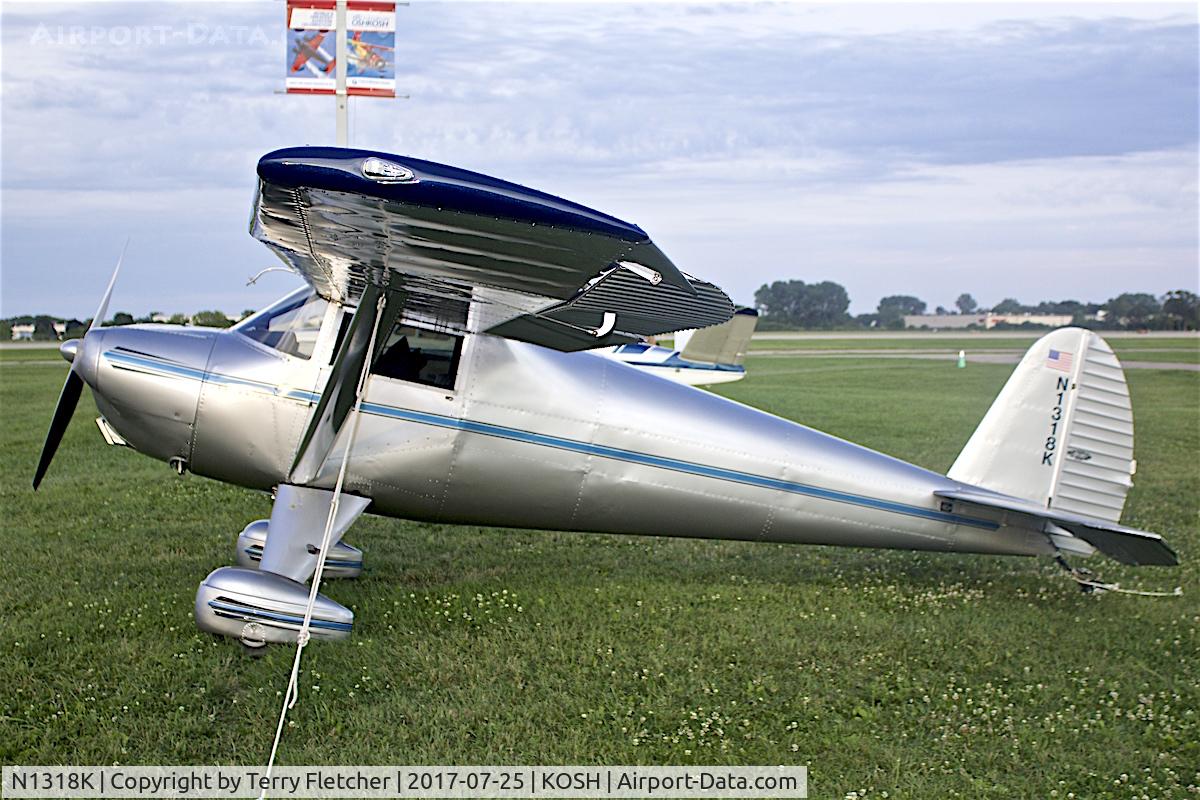 N1318K, 1947 Luscombe 8A C/N 4045, at 2017 EAA AirVenture at Oshkosh