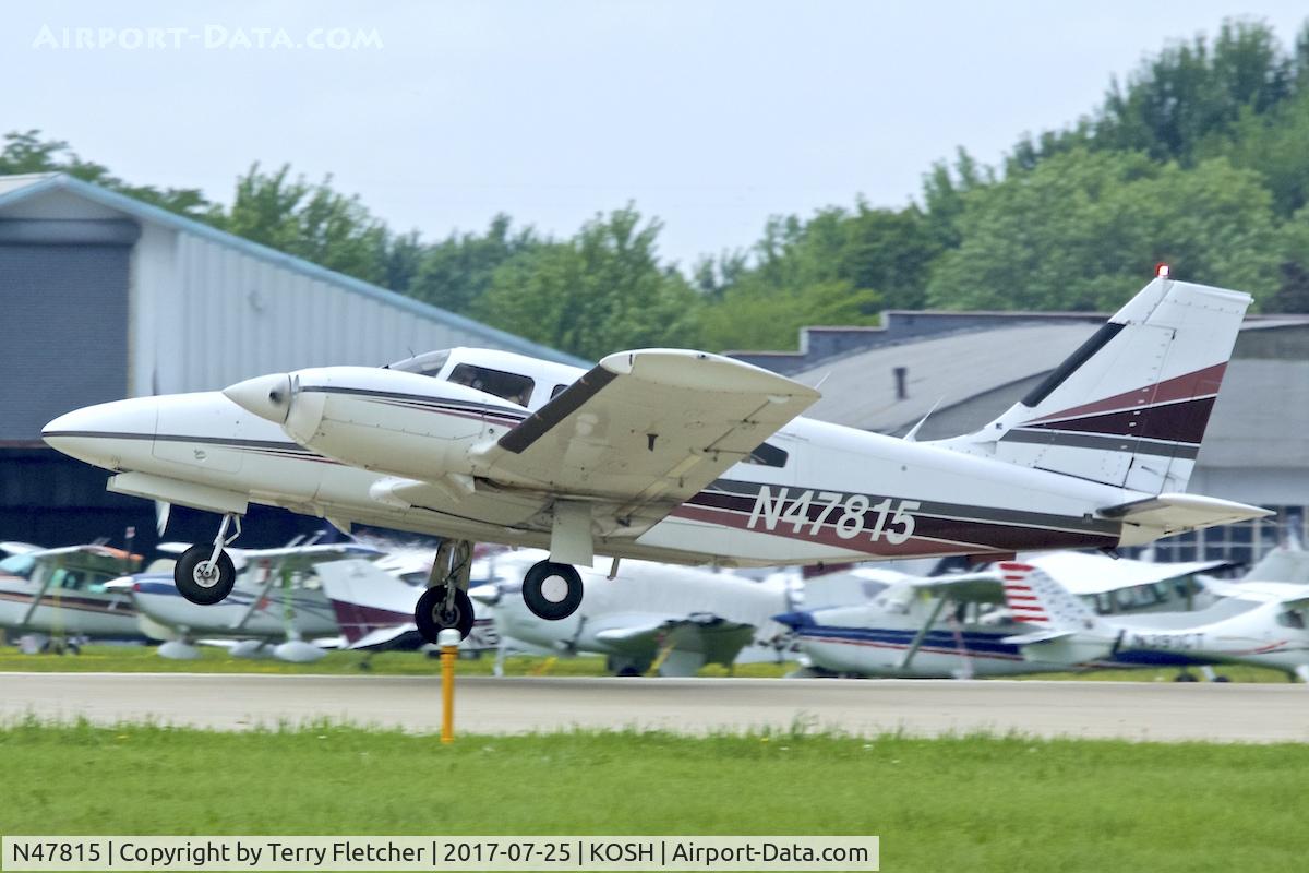 N47815, 1977 Piper PA-34-200T Seneca II C/N 34-7870004, at 2017 EAA AirVenture at Oshkosh