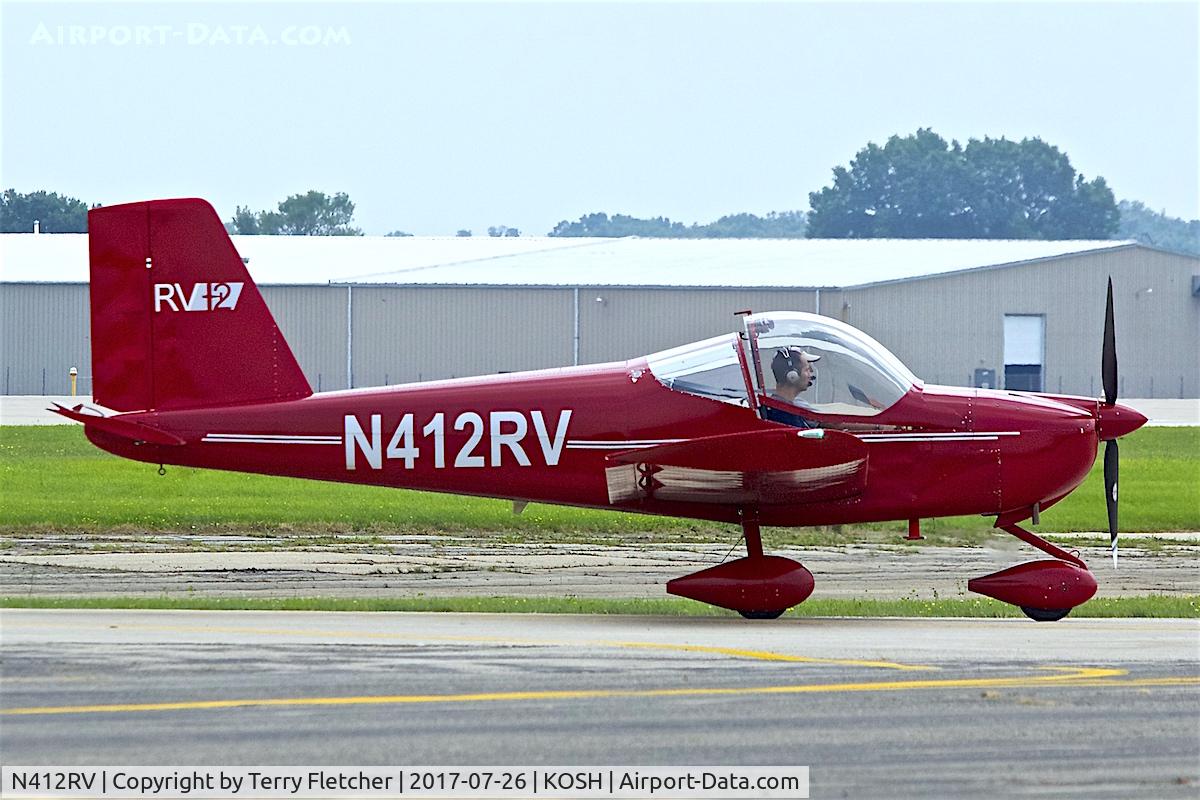 N412RV, 2008 Vans RV-12 C/N 2, at 2017 EAA AirVenture at Oshkosh