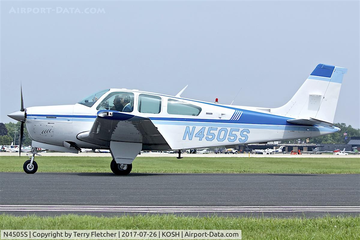 N4505S, 1975 Beech F33A Bonanza C/N CE-596, at 2017 EAA AirVenture at Oshkosh