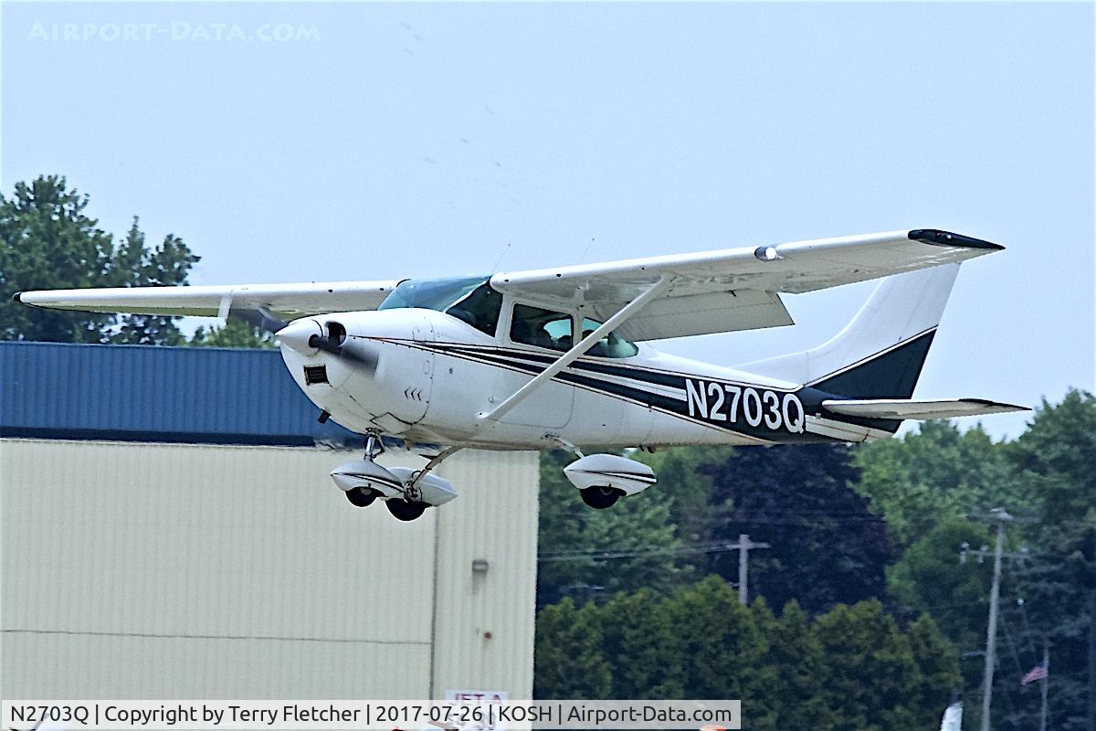 N2703Q, 1966 Cessna 182K Skylane C/N 18257903, at 2017 EAA AirVenture at Oshkosh