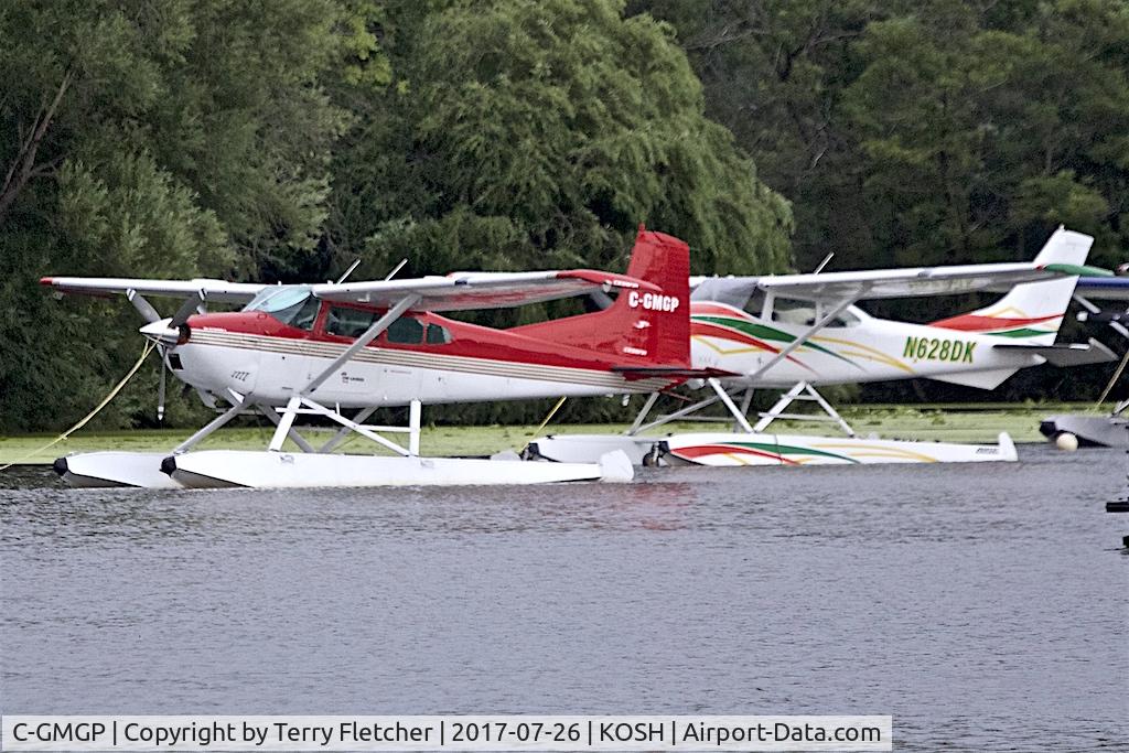 C-GMGP, 1972 Cessna A185E Skywagon 185 C/N 18502077, at Lake Winnebago mooring during 2017 EAA AirVenture at Oshkosh
