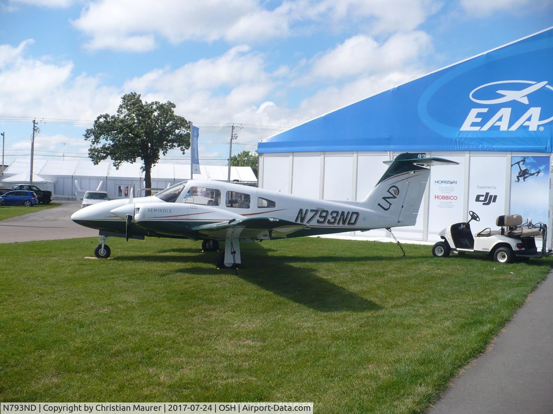 N793ND, 2017 Piper PA-44-180 Seminole C/N 4496408, Piper PA-44-180