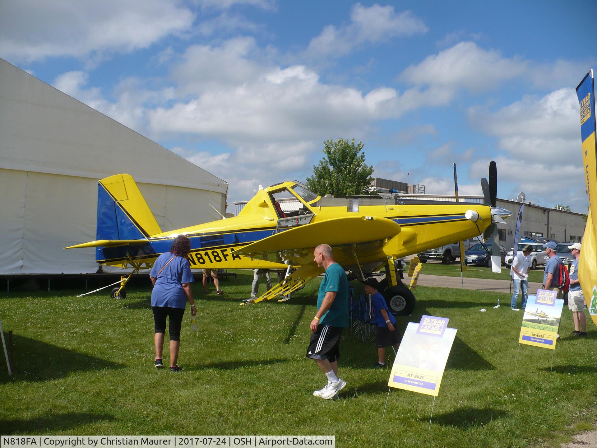 N818FA, 2017 Air Tractor AT-802A C/N 802A-0710, Air Tractor