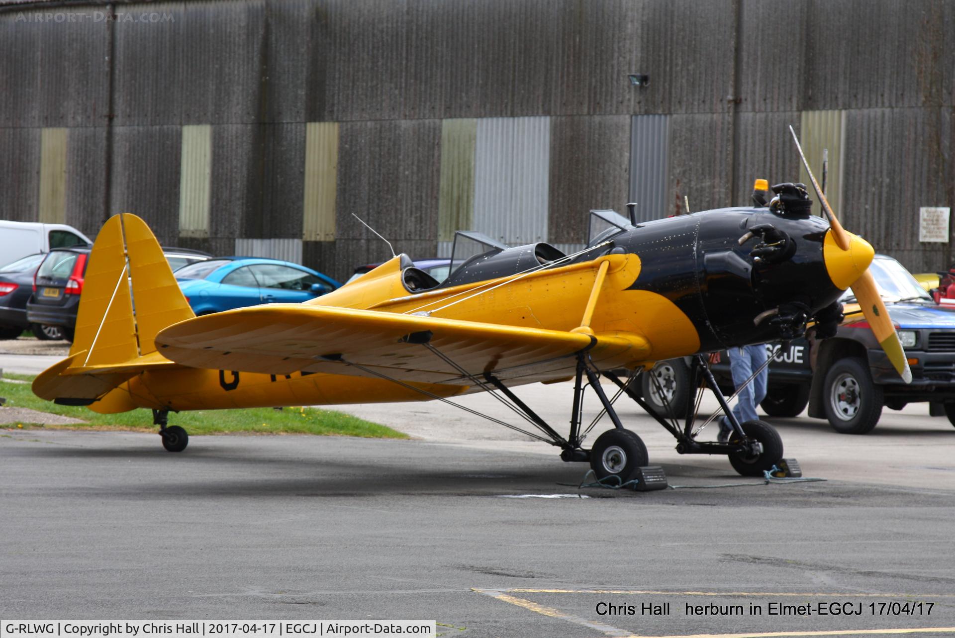 G-RLWG, 1942 Ryan PT-22 Recruit (ST3KR) C/N 1716, at Sherburn in Elmet