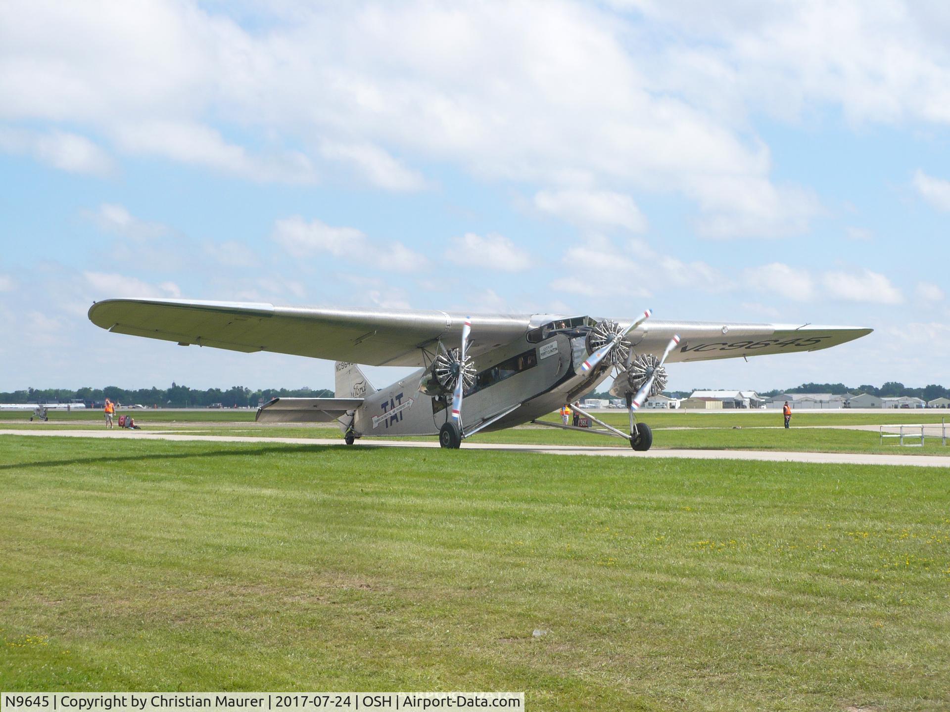 N9645, 1928 Ford 5-AT-B Tri-Motor C/N 8, Ford Tri Motor