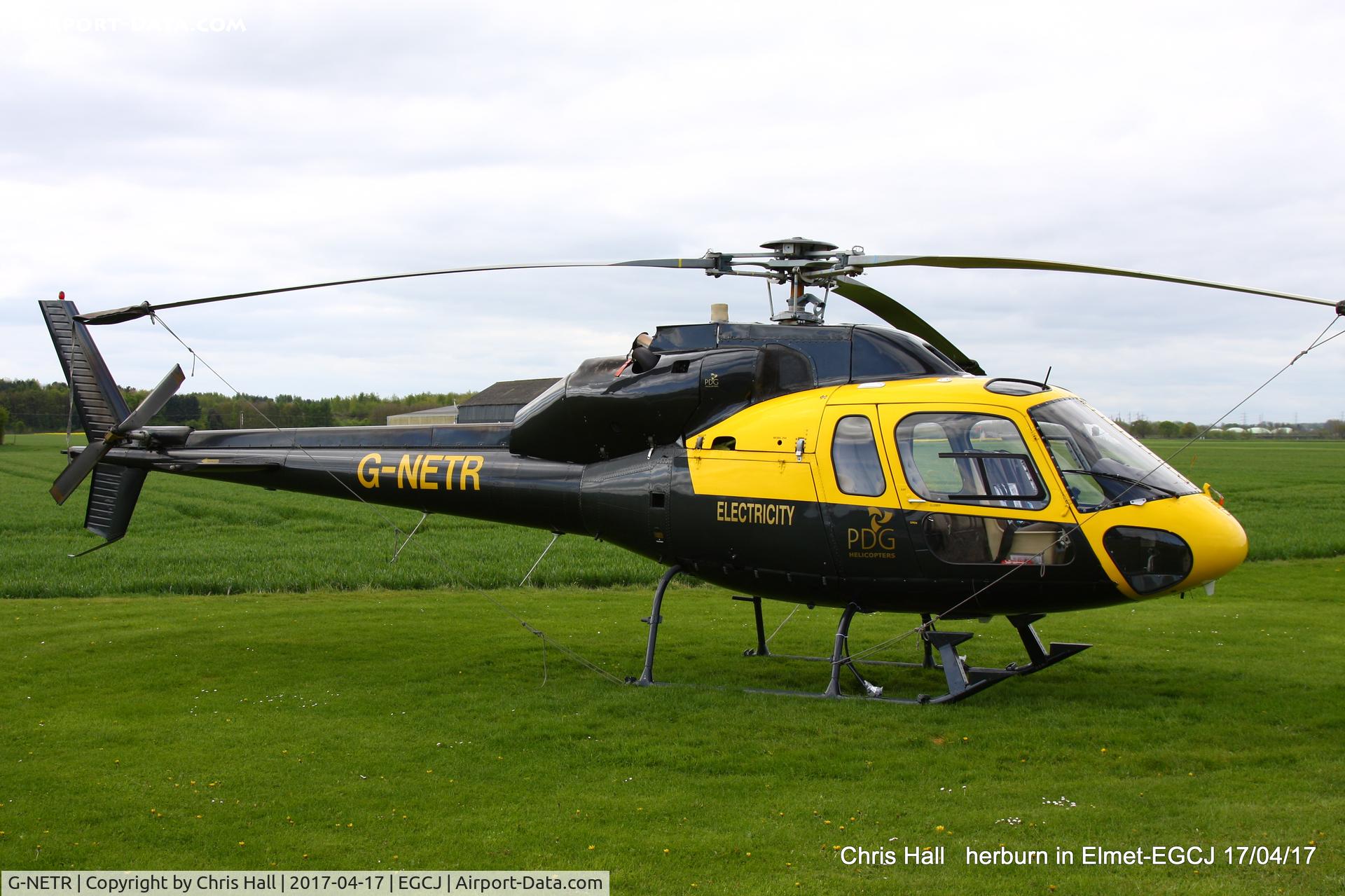 G-NETR, 1982 Aerospatiale AS-355F-1 Ecureuil 2 C/N 5164, at Sherburn in Elmet