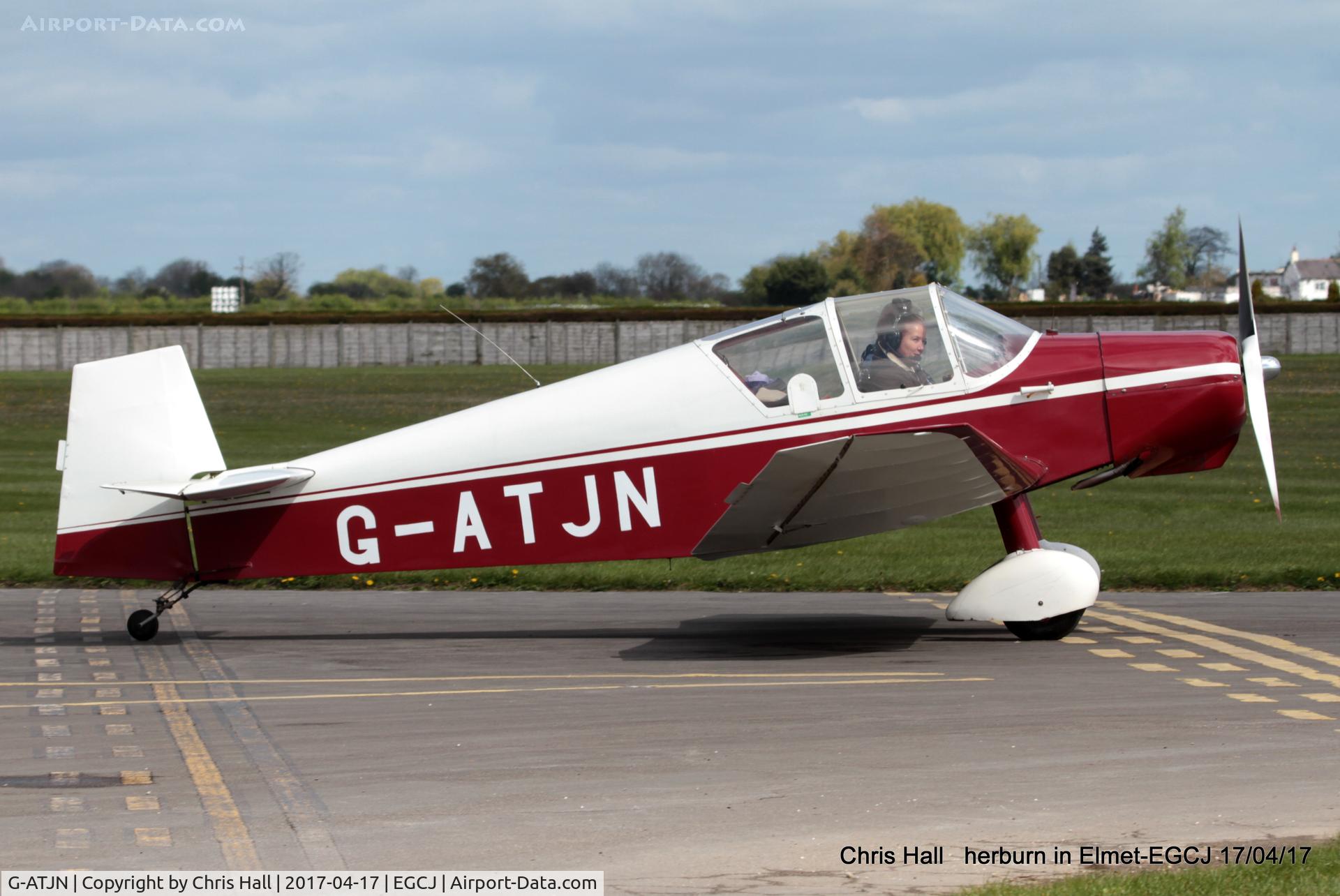 G-ATJN, 1958 Jodel D-119 C/N 863, at Sherburn in Elmet