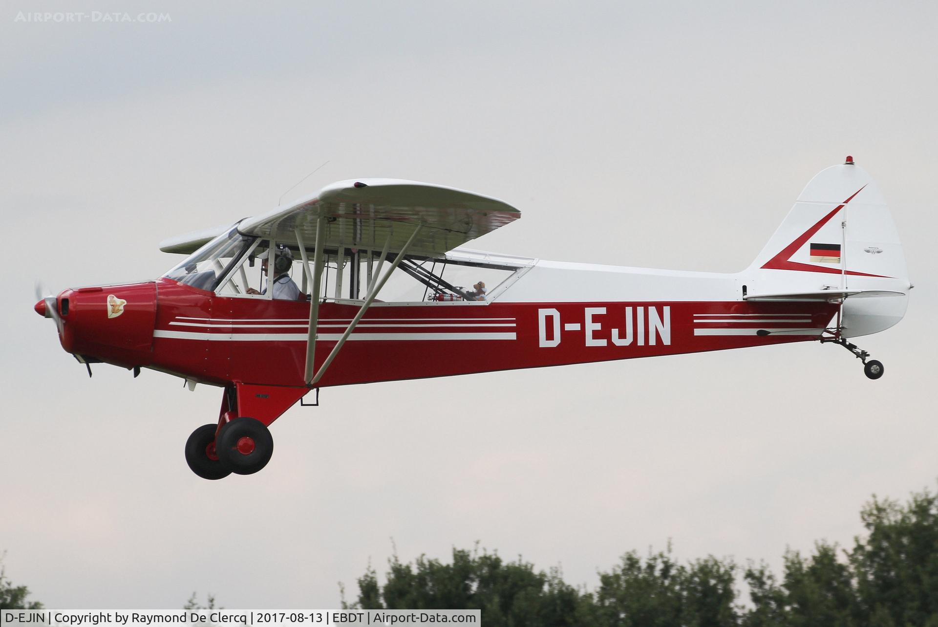 D-EJIN, 1943 Piper L-4J Grasshopper (J3C-65D) C/N 12987, Oldtimer Fly in Schaffen .