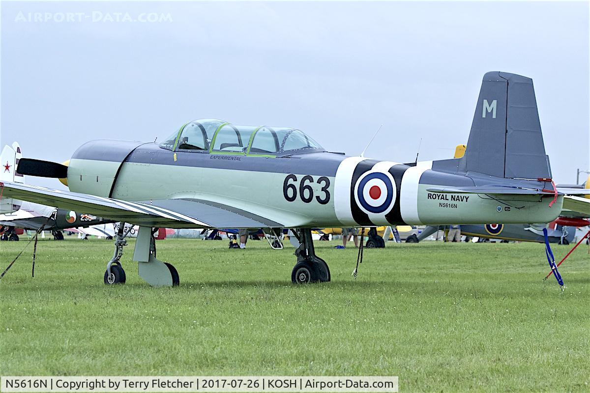 N5616N, Nanchang CJ-6A C/N 5632016, A Nanchang in Royal Navy markings !!! - At 2017 EAA AirVenture at Oshkosh