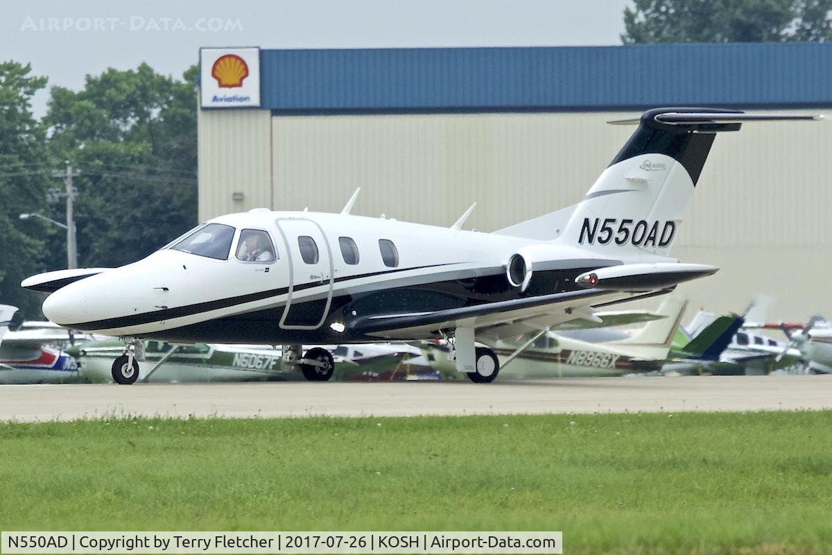N550AD, 2008 Eclipse Aviation Corp EA500 C/N 000263, At 2017 EAA AirVenture at Oshkosh