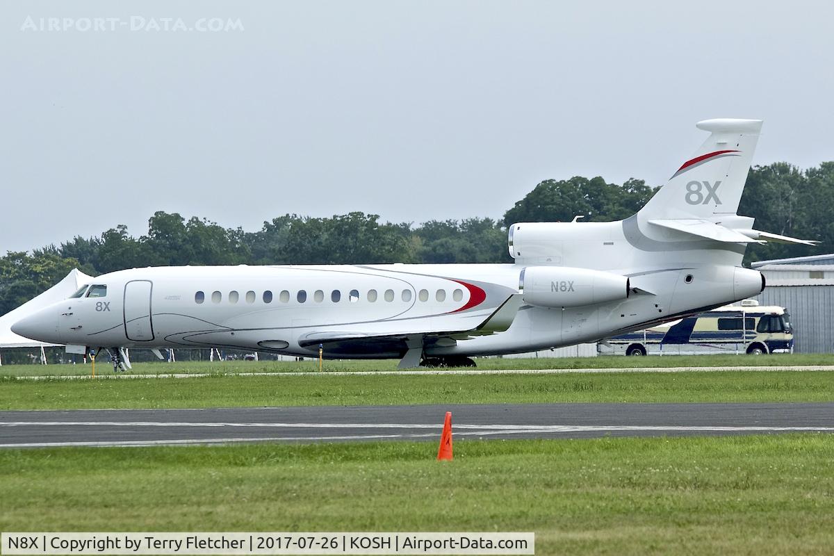 N8X, 2015 Dassault Falcon 8X C/N 403, At 2017 EAA AirVenture at Oshkosh