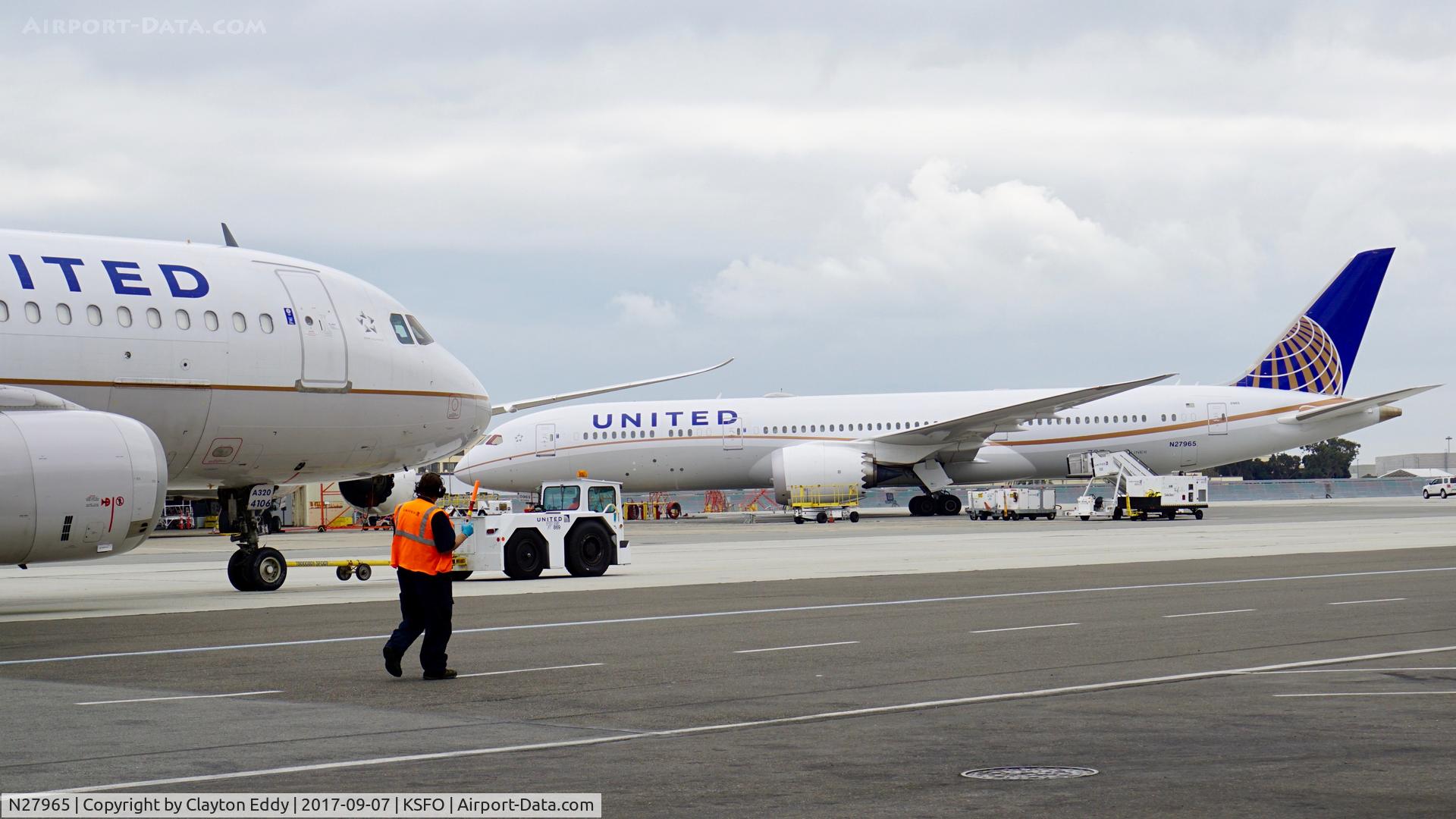 N27965, 2016 Boeing 787-9 Dreamliner C/N 37815, SFO 2017
