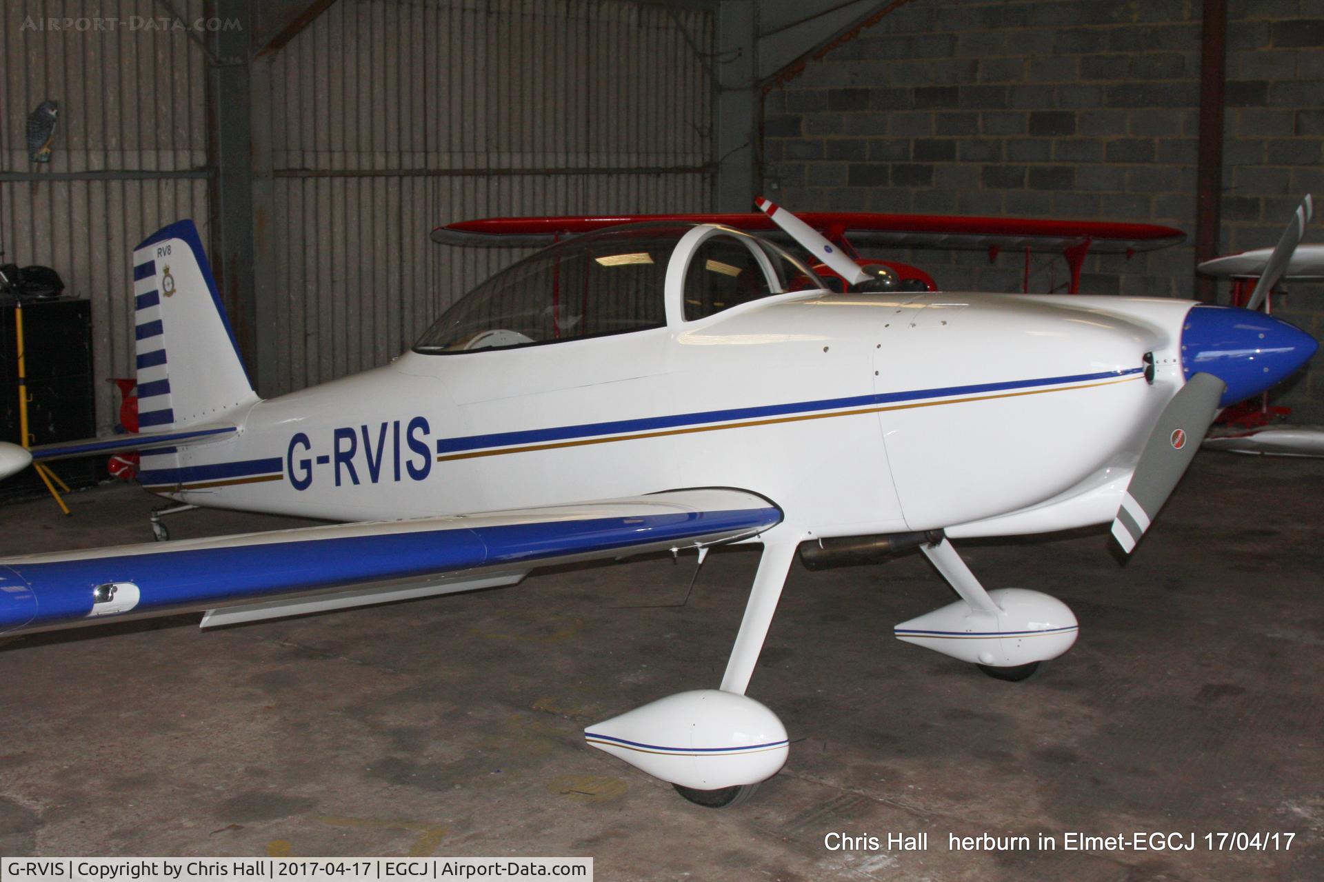 G-RVIS, 2003 Vans RV-8 C/N PFA 303-14031, at Sherburn in Elmet