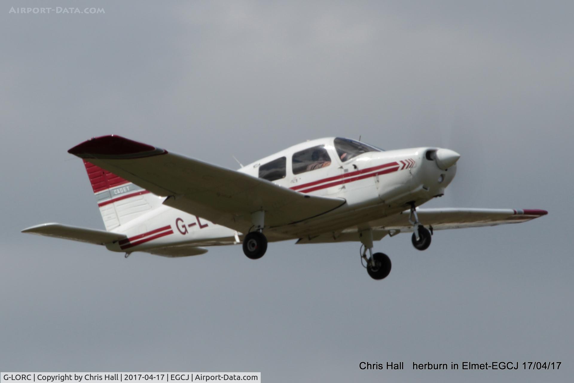 G-LORC, 1992 Piper PA-28-161 Cadet C/N 2841339, at Sherburn in Elmet