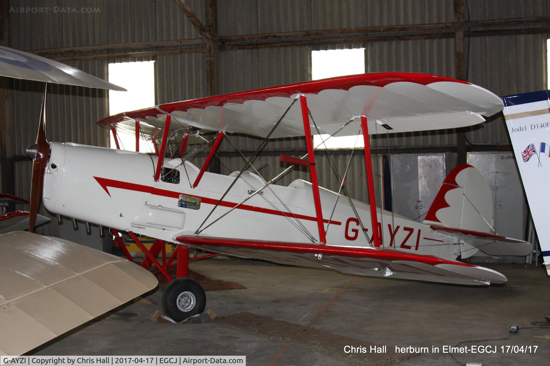 G-AYZI, 1951 Stampe-Vertongen SV-4C C/N 15, at Sherburn in Elmet