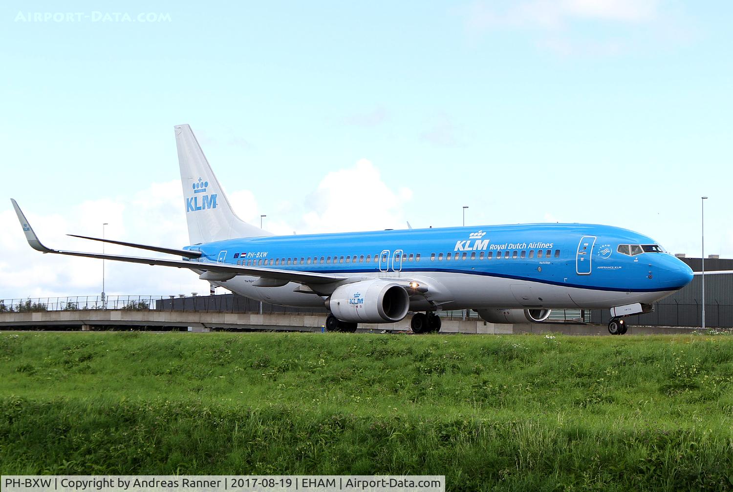 PH-BXW, 2007 Boeing 737-8K2 C/N 30360, KLM Boeing 737