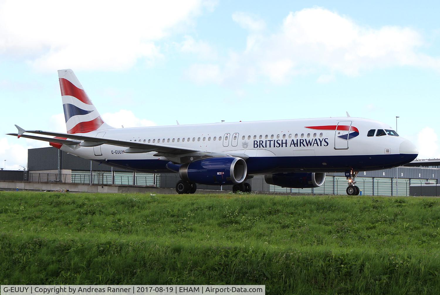 G-EUUY, 2008 Airbus A320-232 C/N 3607, British Airways A320