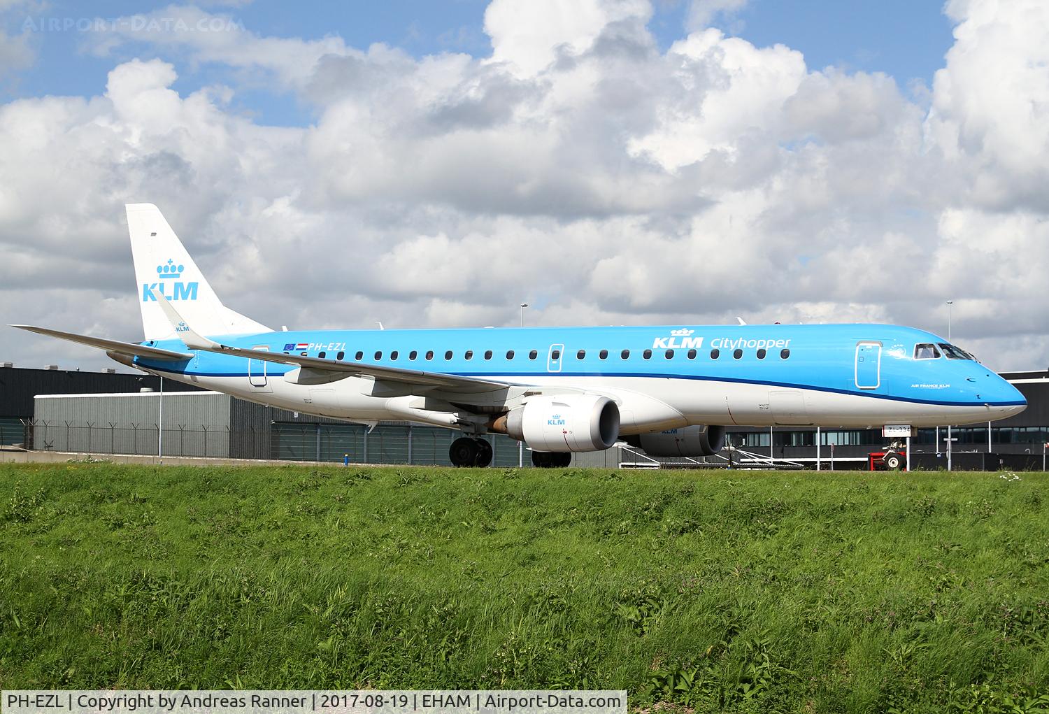 PH-EZL, 2010 Embraer 190LR (ERJ-190-100LR) C/N 19000334, KLM Cityhopper ERJ-190