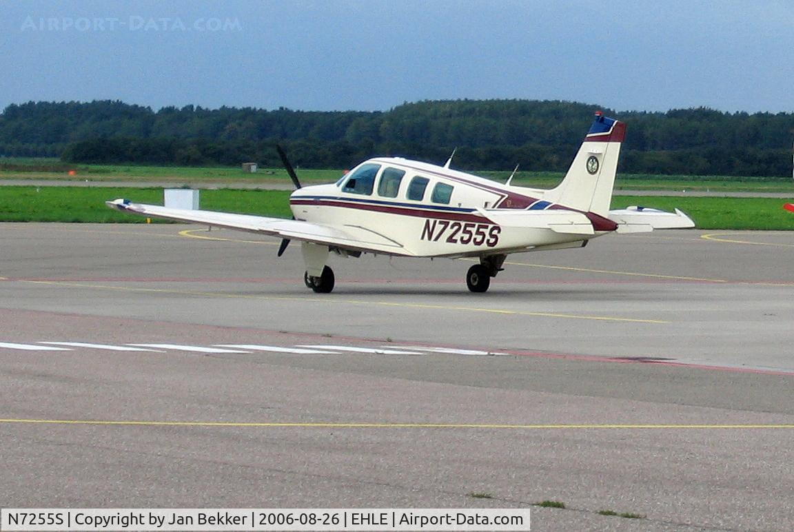 N7255S, 1984 Beech A36 Bonanza 36 C/N E-2192, Lelystad Airport