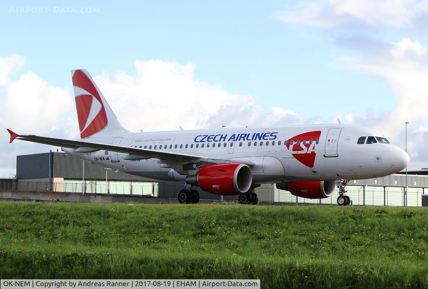 OK-NEM, 2008 Airbus A319-112 C/N 3406, Czech Airlines A319