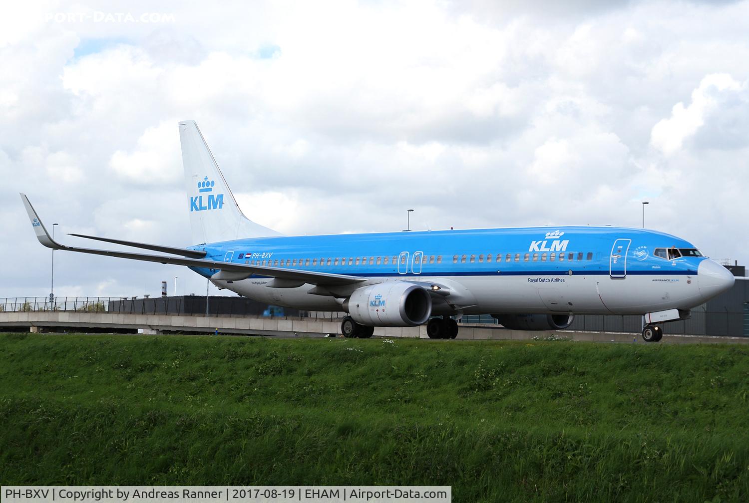 PH-BXV, 2007 Boeing 737-8K2 C/N 30370, KLM Boeing 737