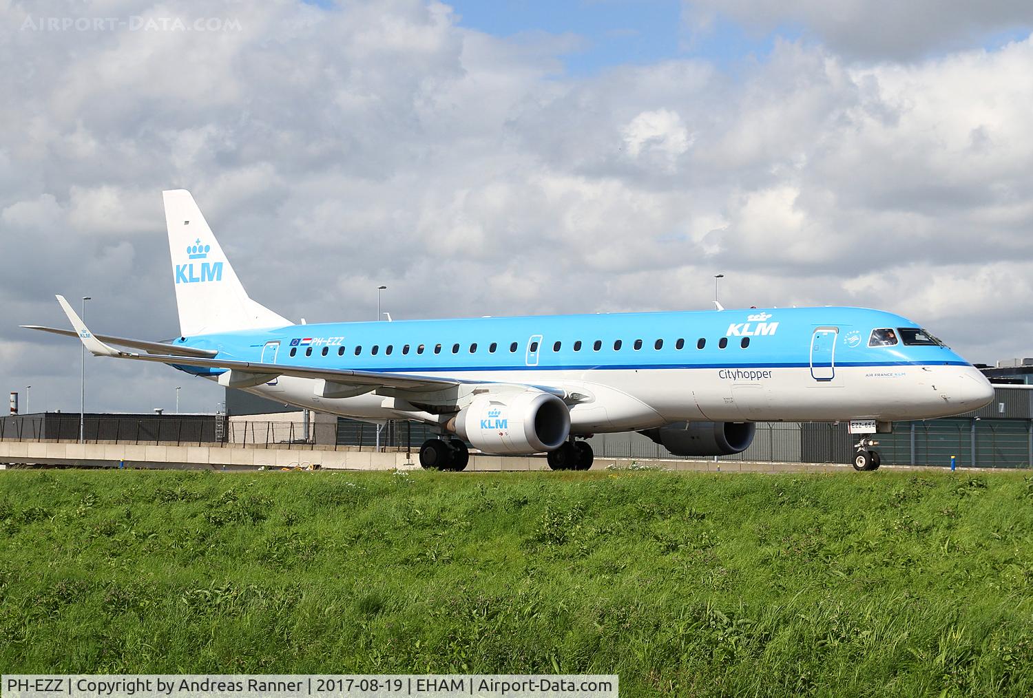 PH-EZZ, 2013 Embraer 190STD (ERJ-190-100) C/N 19000654, KLM Cityhopper ERJ-190