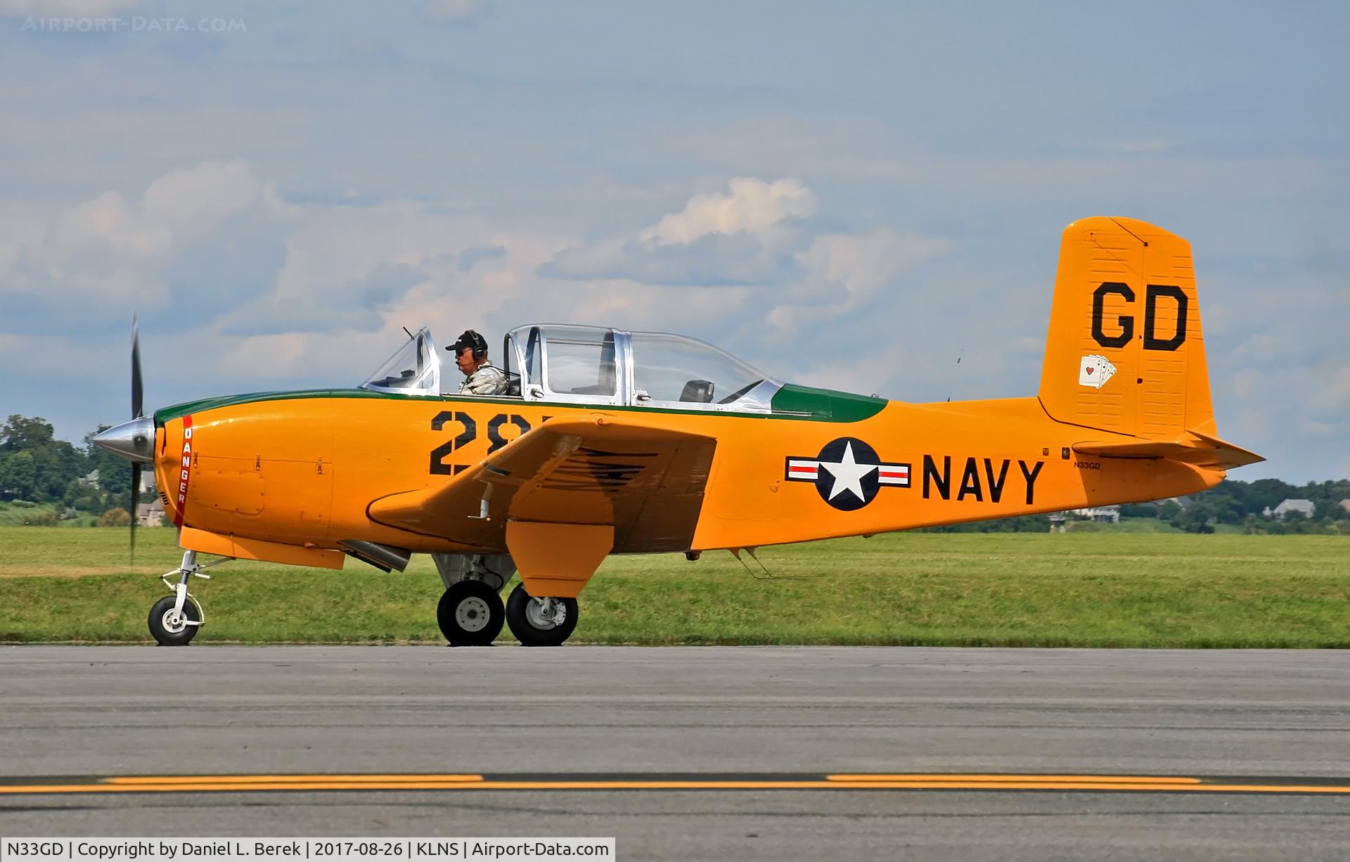 N33GD, 1976 Beech-nogle D-45 C/N CN-1, This beauty just found its way into my camera's field of vision at an airshow at Lancaster, PA.