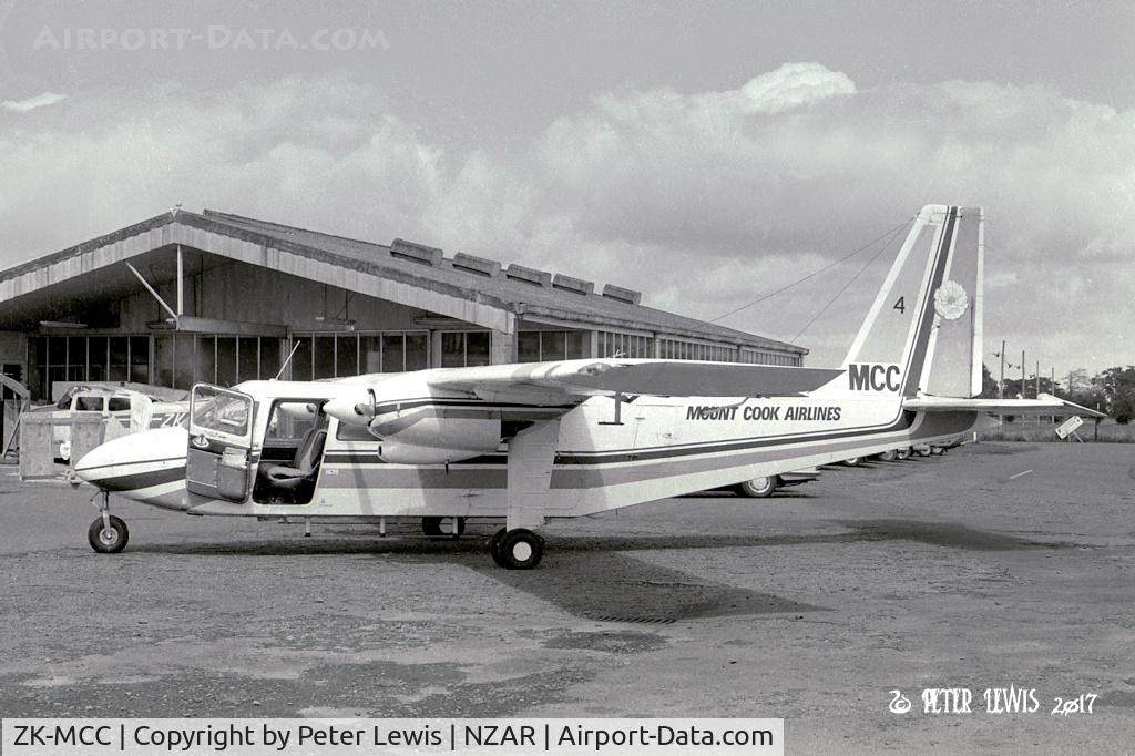 ZK-MCC, 1974 Britten-Norman BN-2A-26 Islander C/N 395, The Mt Cook Group Ltd., Christchurch  1980