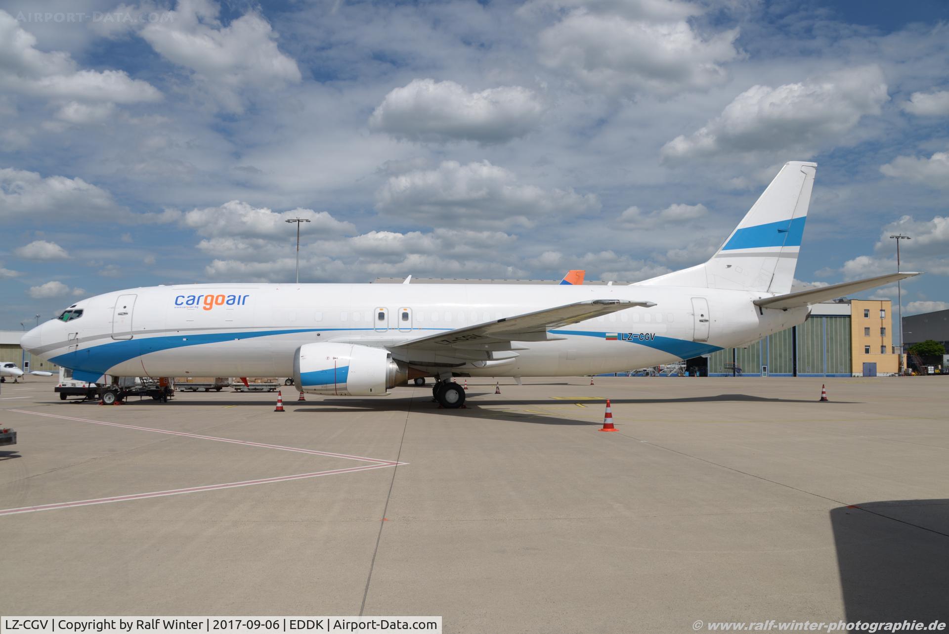 LZ-CGV, 1997 Boeing 737-405SF C/N 25795, Boeing 737-405SSF - CargoAir - 25795 - LZ-CGV - 06.09.2017 - CGN