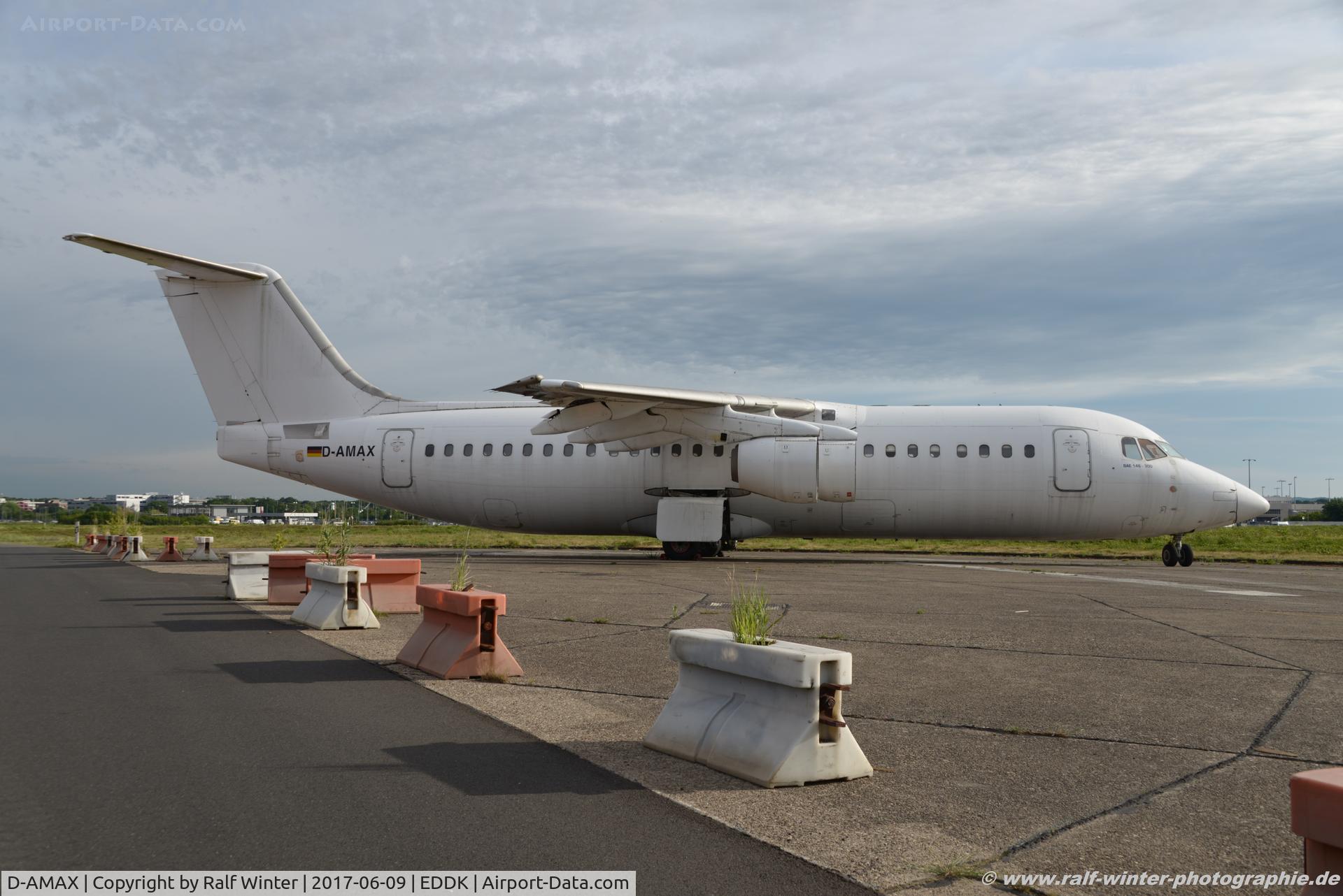 D-AMAX, 1990 British Aerospace BAe.146-300 C/N E3157, British Aerospace BAe 136-300 - WL WDL WDL Aviation stored CGN - E3157 - D-AMAX - 09.06.2017 - CGN