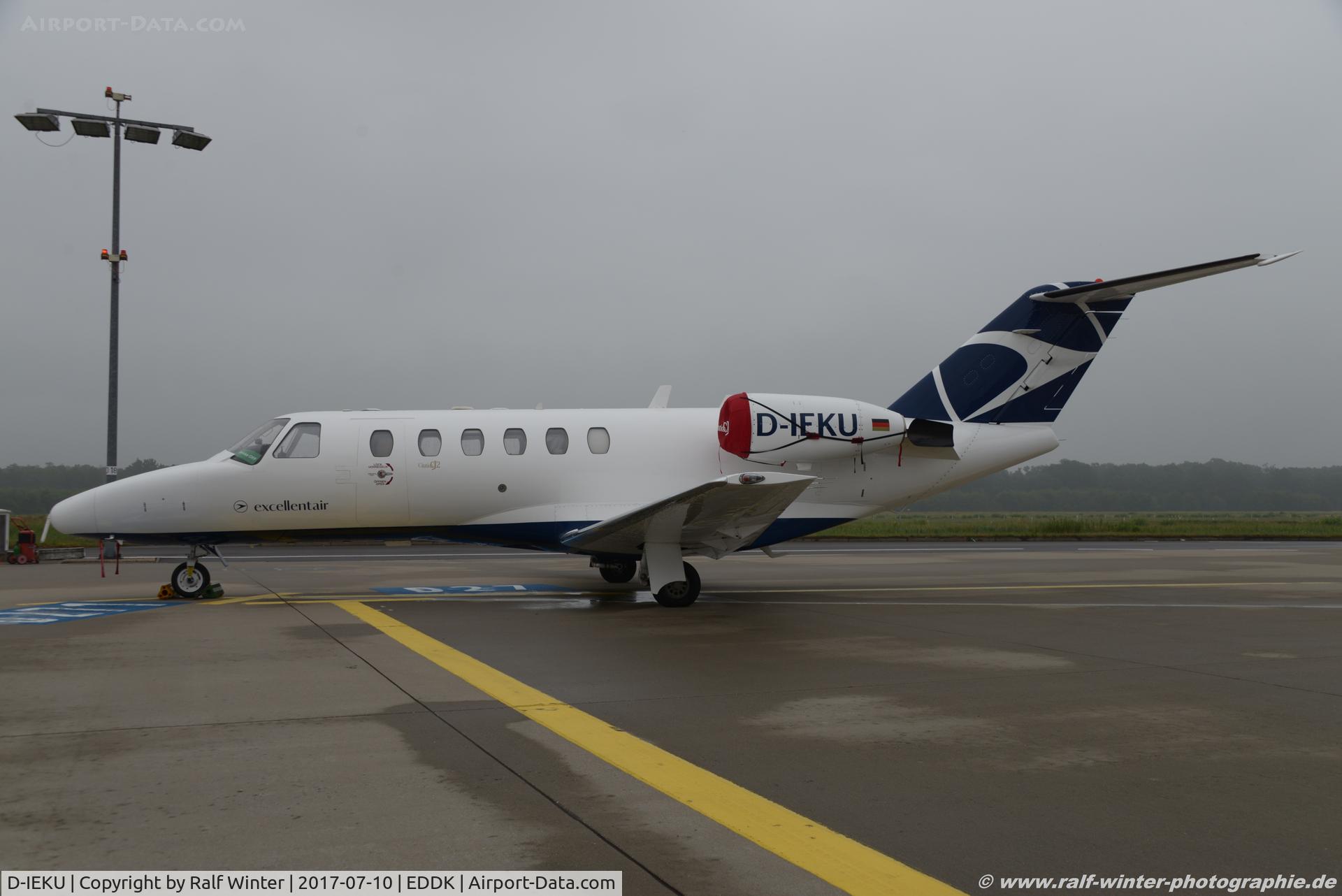 D-IEKU, 2001 Cessna 525A CitationJet CJ2 C/N 525A-0043, Cessna 525 CitationJet CJ2 - Exellent Air - 525A0043 - D-IEKU - 10.07.2017 - CGN
