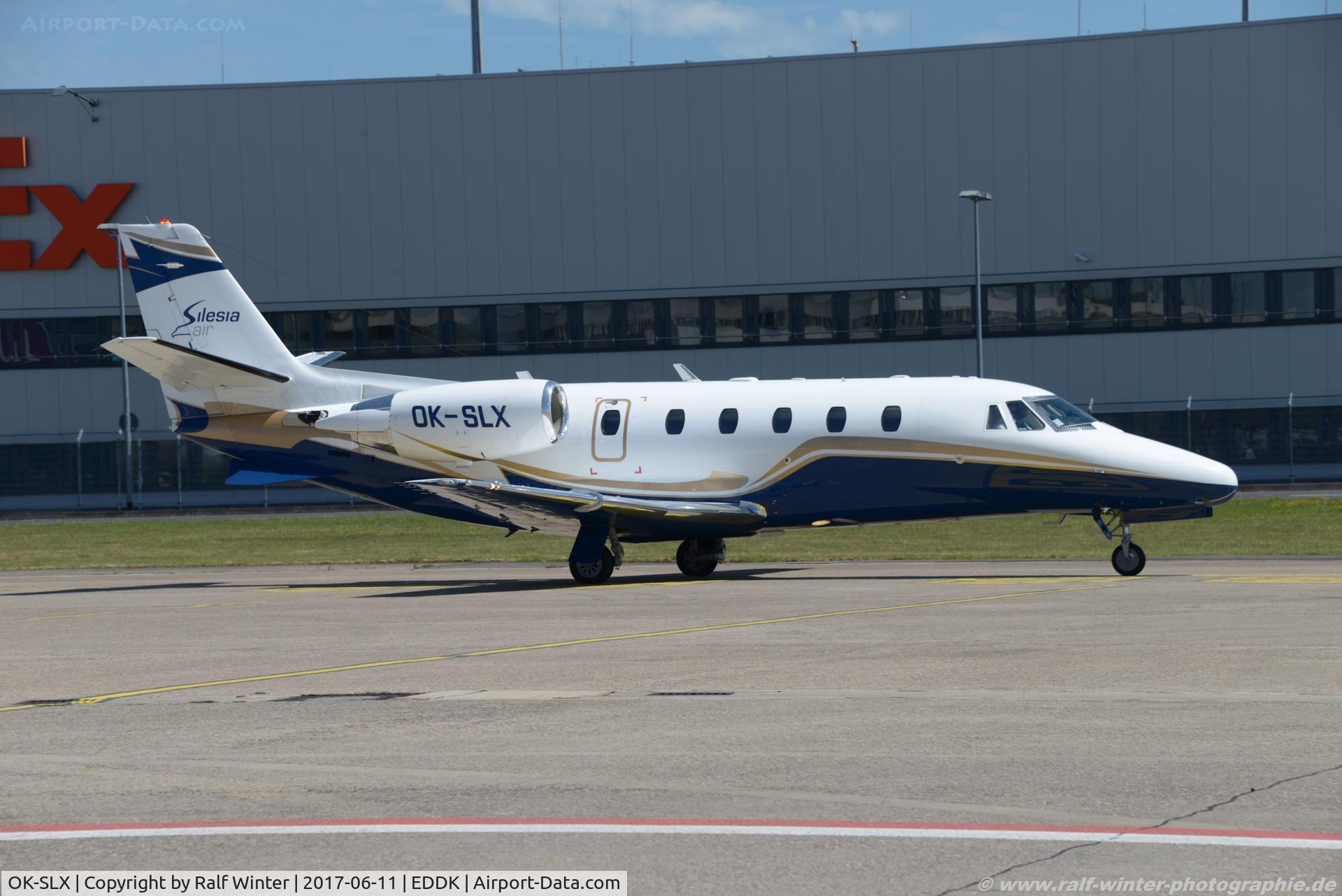 OK-SLX, 2002 Cessna 560XL Citation Excel C/N 560-5243, Cessna 560XL Citation Excel - SUA Silesia Air - 560-5243 - OK-SLX - 11.06.2017 - CGN