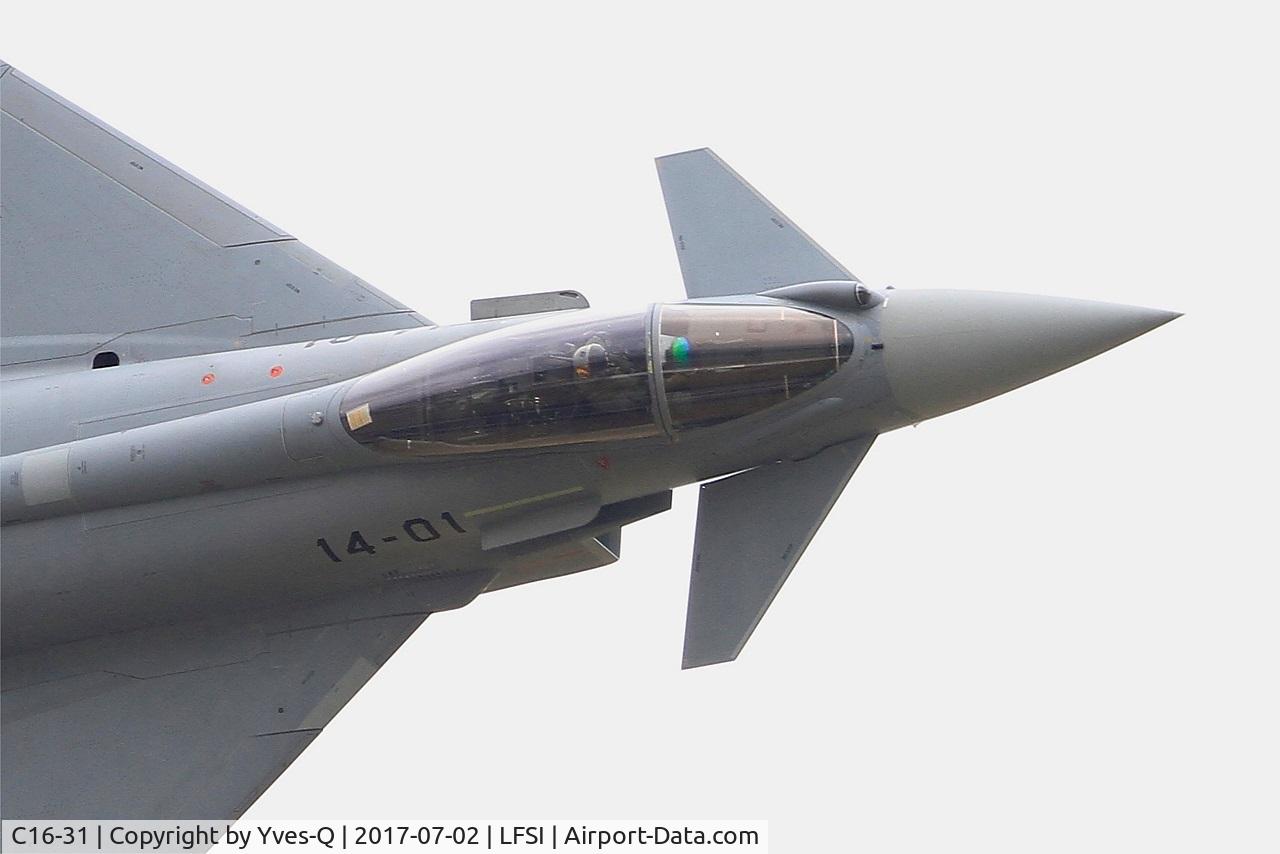 C16-31, Eurofighter EF-2000 Typhoon S C/N SS012, Eurofighter EF-2000 Typhoon S, On display, St Dizier-Robinson Air Base 113 (LFSI) Open day 2017