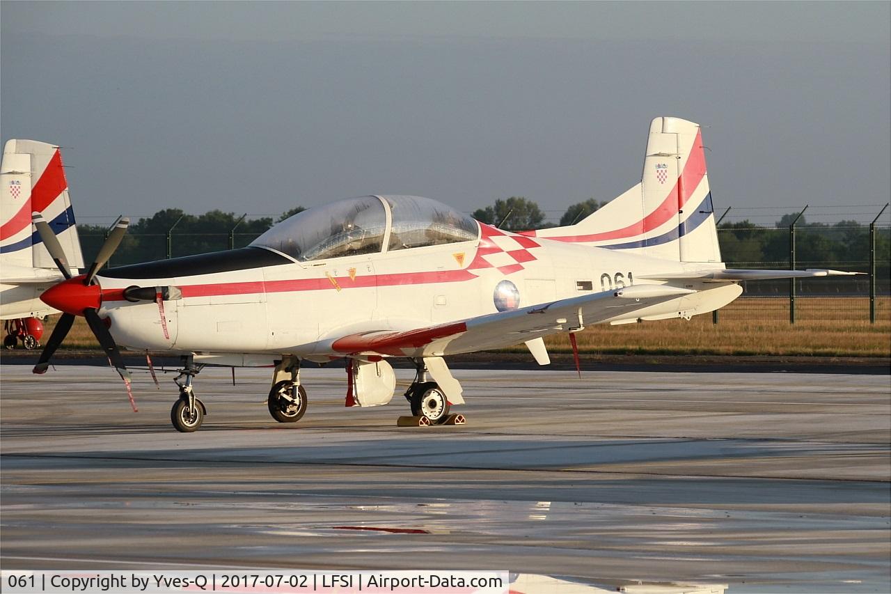 061, Pilatus PC-9M C/N 624, Pilatus PC-9M, Croatian Air Force aerobatic team, Flight line, St Dizier-Robinson Air Base 113 (LFSI) Open day 2017