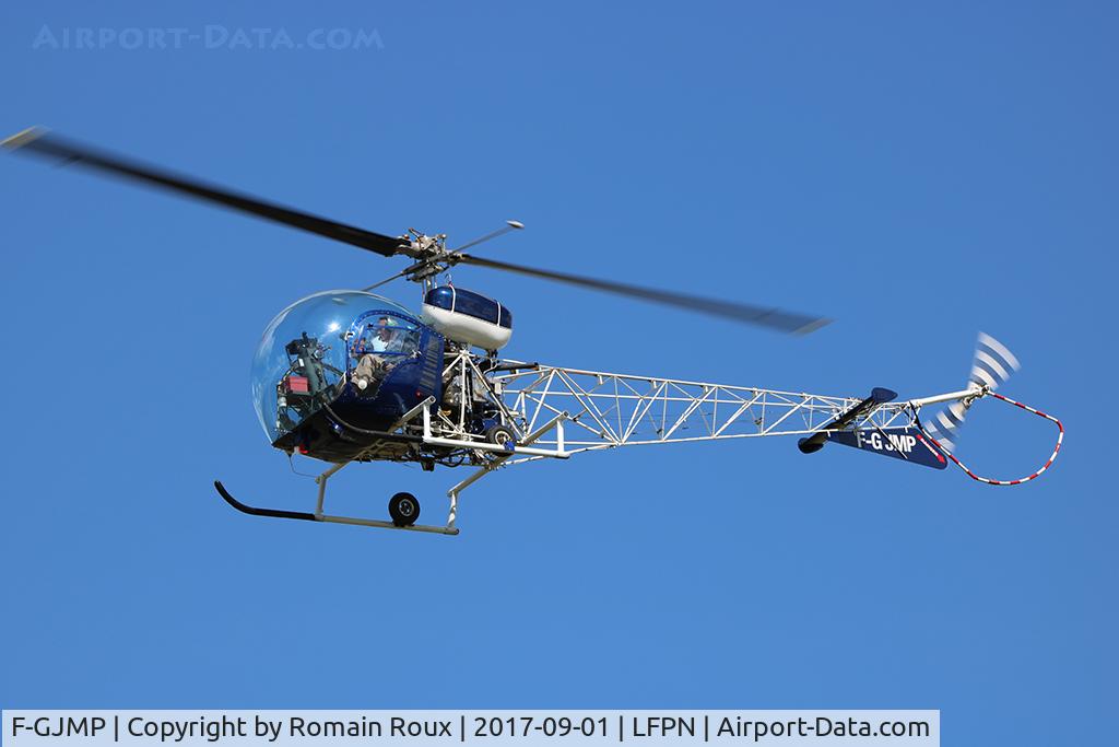 F-GJMP, Bell 47G-4A C/N 7525, Take off