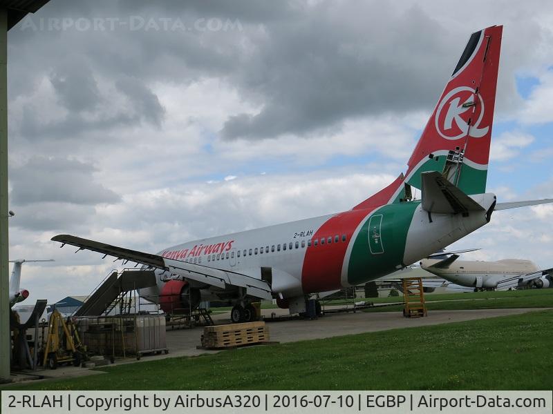 2-RLAH, 2002 Boeing 737-76N C/N 30136, Formerly Kenya Airways 5Y-KQF, seen at Kemble being broken up for spares