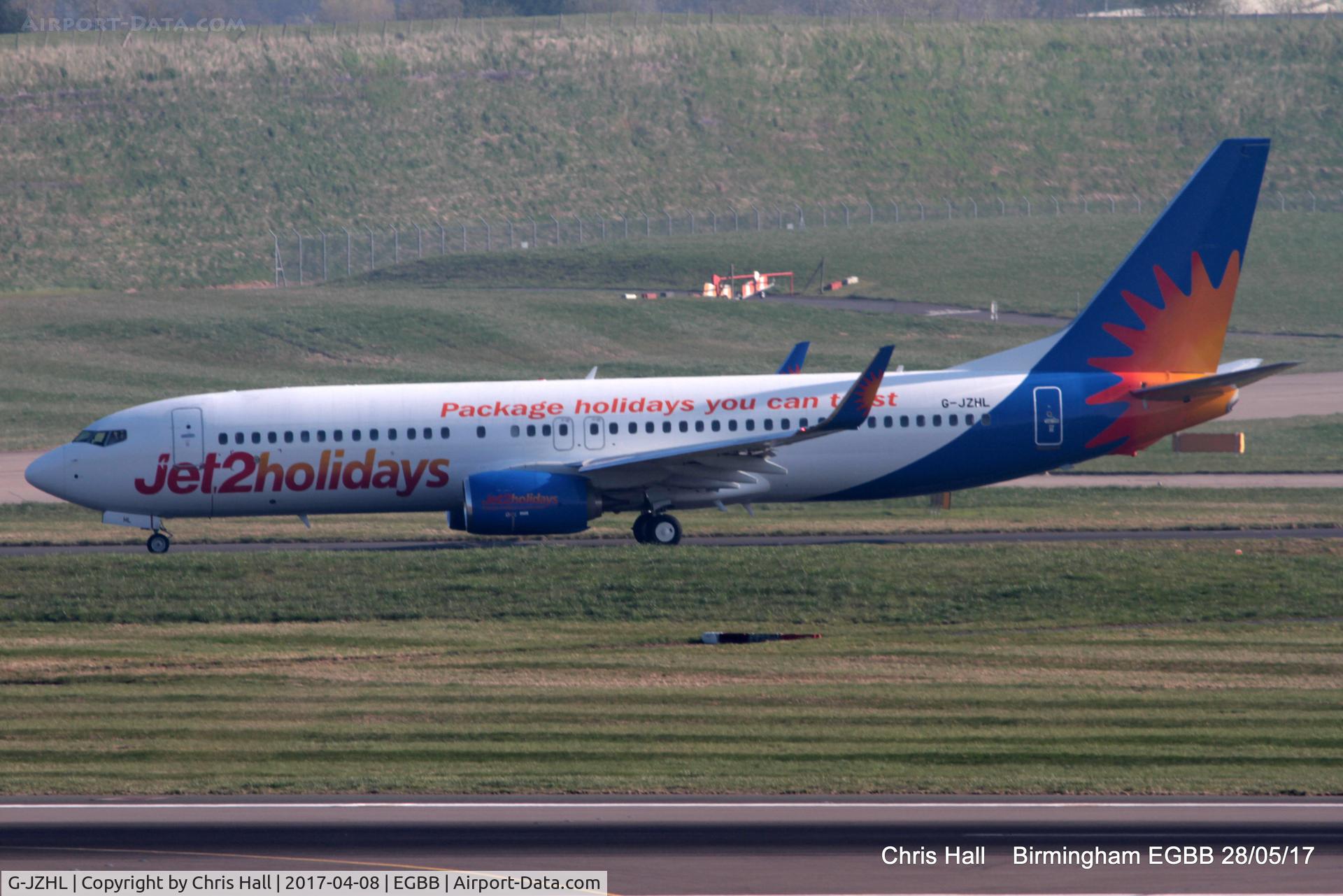 G-JZHL, 2016 Boeing 737-8MG C/N 63568, Jet2